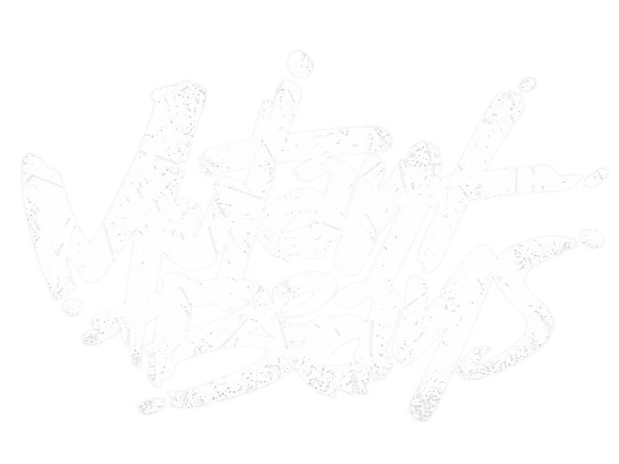 Logotipo blanco de Mutant Beans